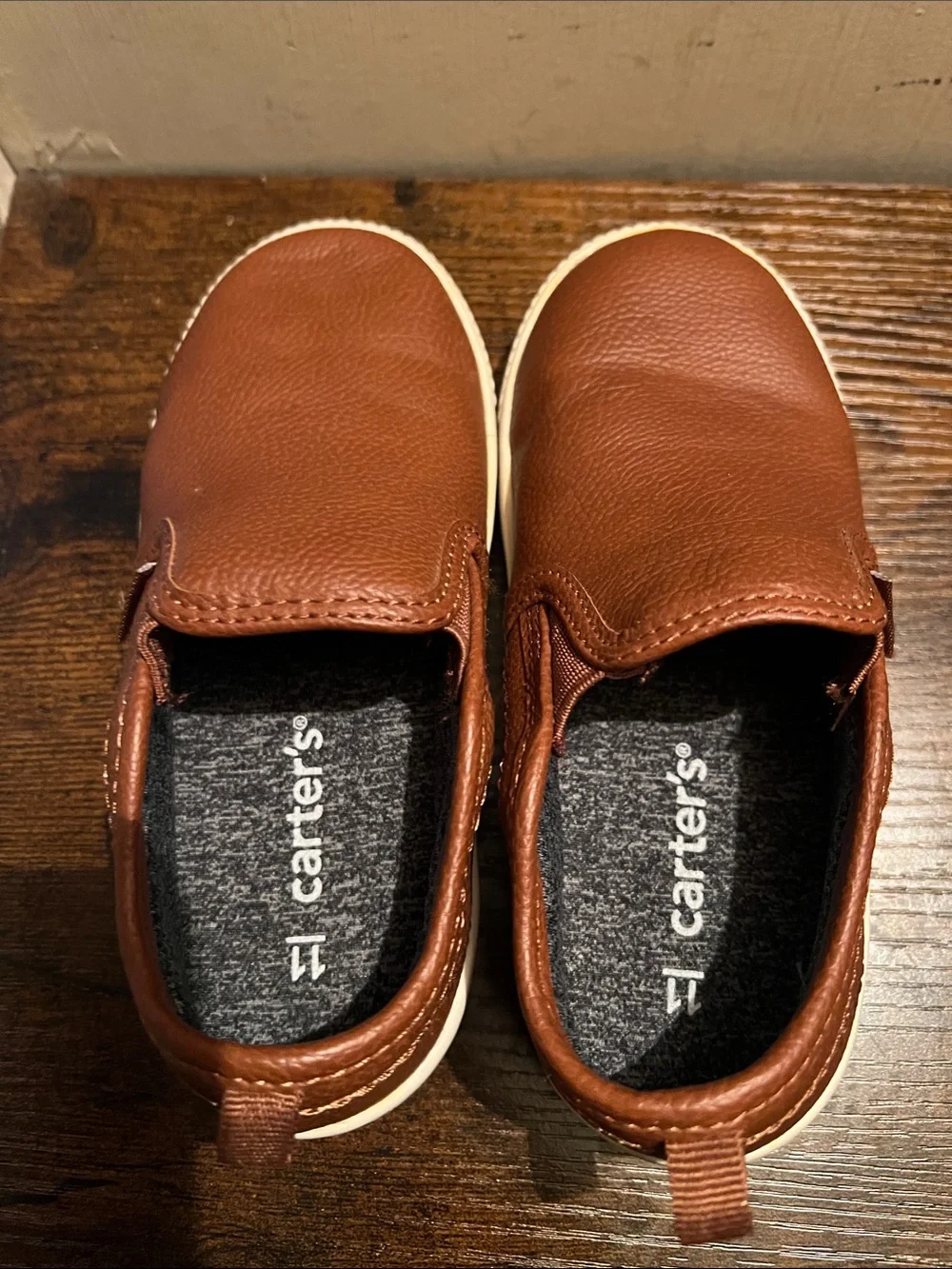 Carter's Brown Slip-On Toddler Sneakers